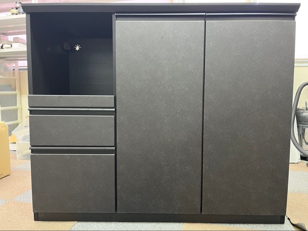 新生活に〜食器棚 ダークブラウン | 激安通販のイーサプライ