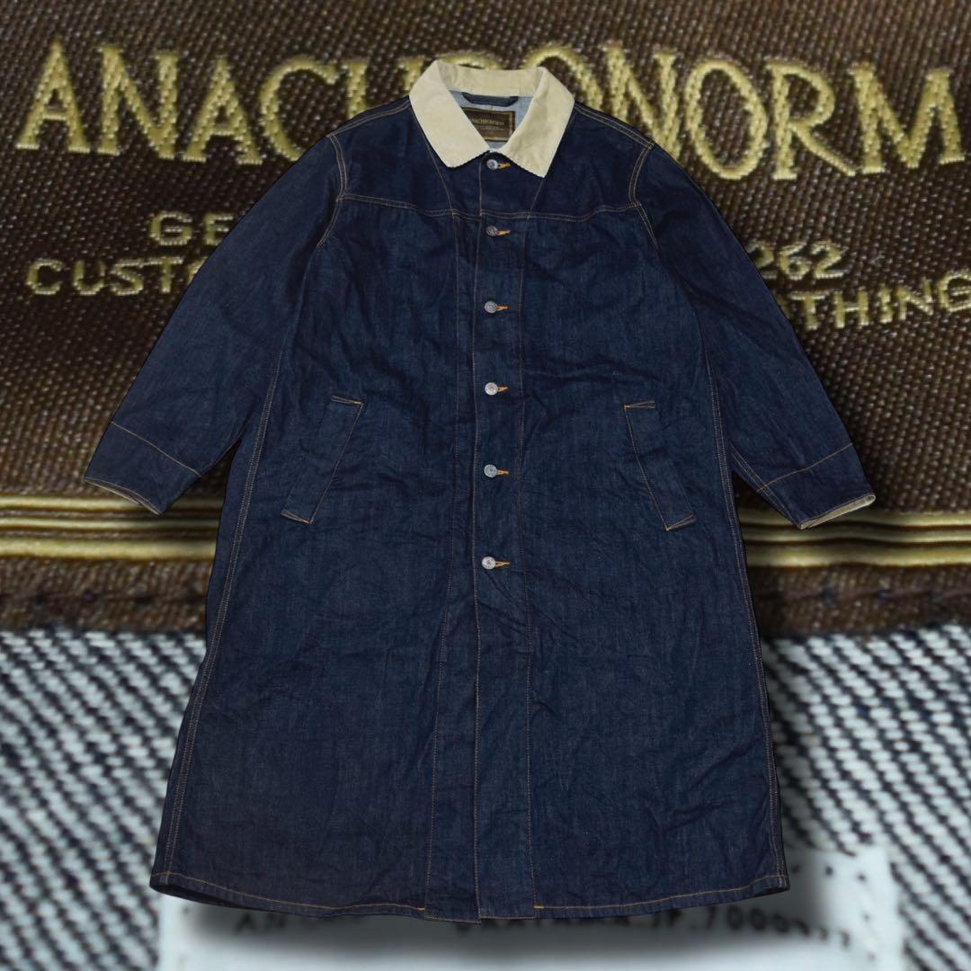 ANACHRONORM デニムコート コーデュロイカラー　インディゴ 01