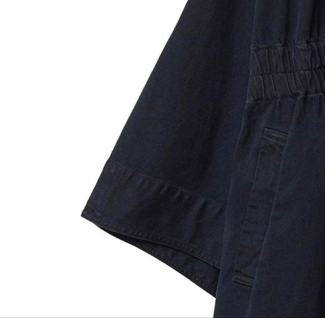 新品未使用タグ付き クラネ CLANE DENIM CAPE COAT ブラック