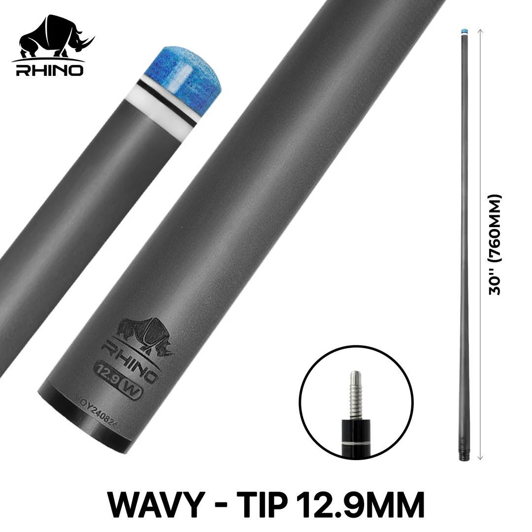 ※1月中旬入荷【Rhino】WAVY 12.9mm カーボン プールシャフト