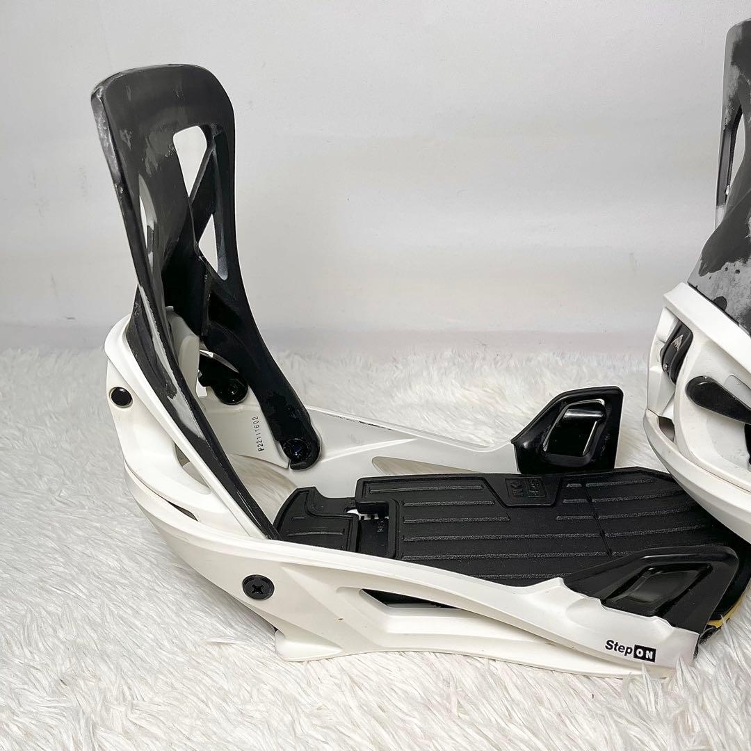 【良品】BURTON Step On ビンディング ホワイト×ブラック　Mサイズ