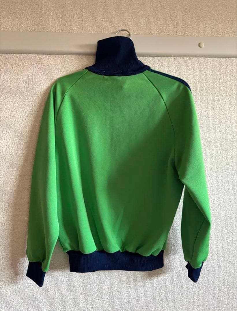 adidas 80sトラックジャケット緑古着