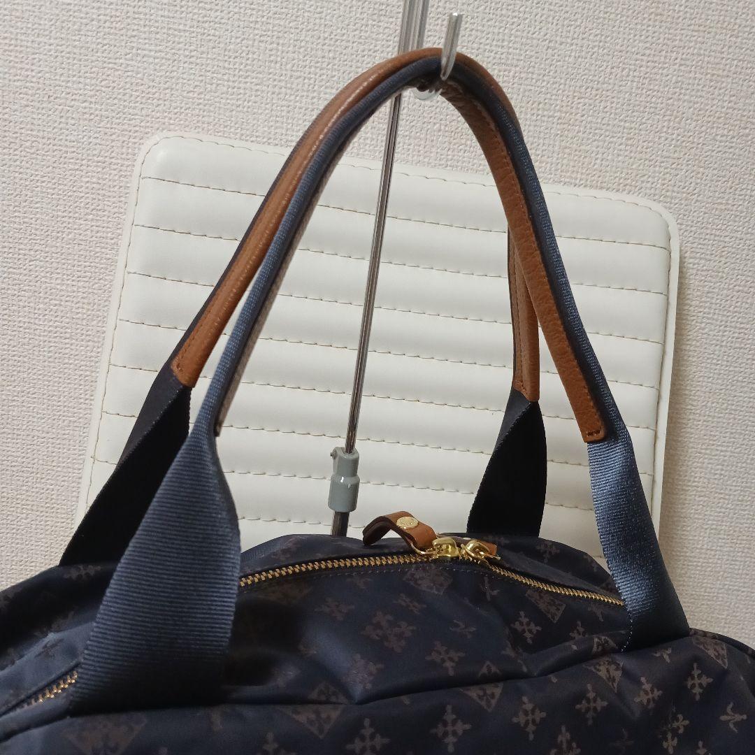 2417 ラシット 2wayボストンバッグ グレーネイビー ほぼ未使用 - メルカリ