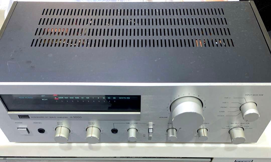 P*L様 Sansui プリメインアンプ A-5000 サンスイ 動作品
