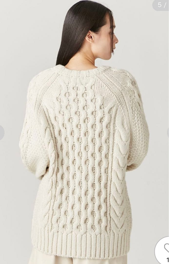 新品未使用⭐︎FRAY I.D⭐︎フレイアイディー⭐︎ケーブルニットミニワンピース