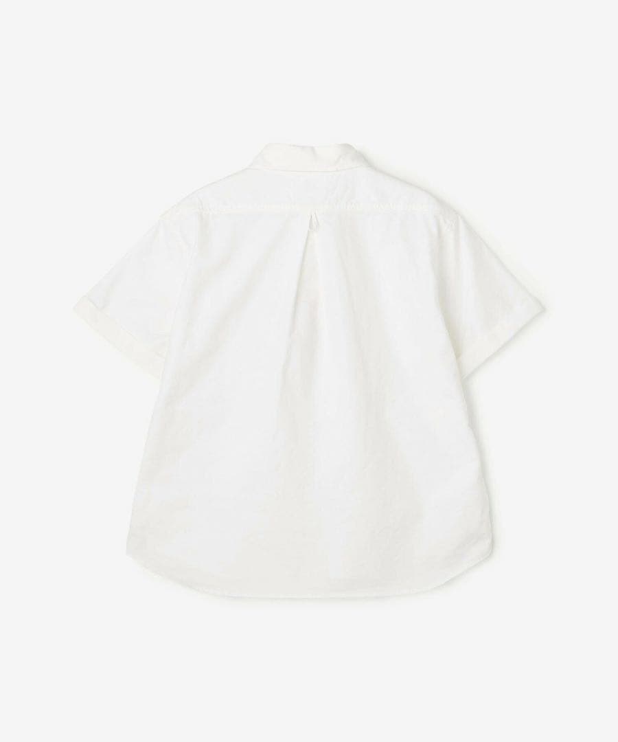 ★美品★ DANTON オックスフォード 丸襟 半袖プルオーバー シャツ