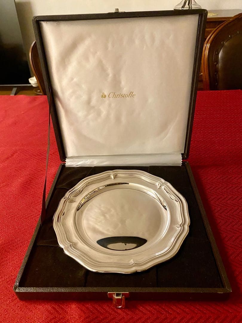 ☆超レアアイテム☆】クリストフル 花リムプレート - メルカリ