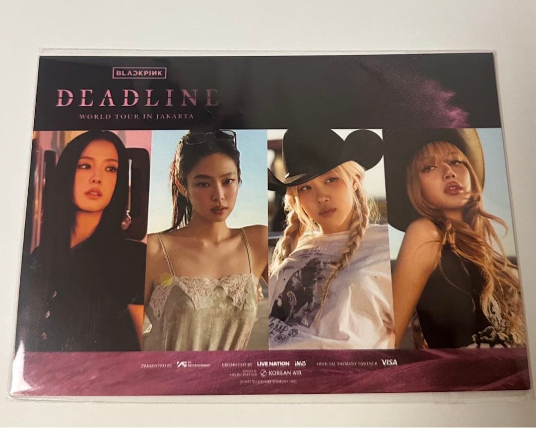 BLACKPINK ジャカルタ VIP限定 DEADLINE ポストカード - メルカリ