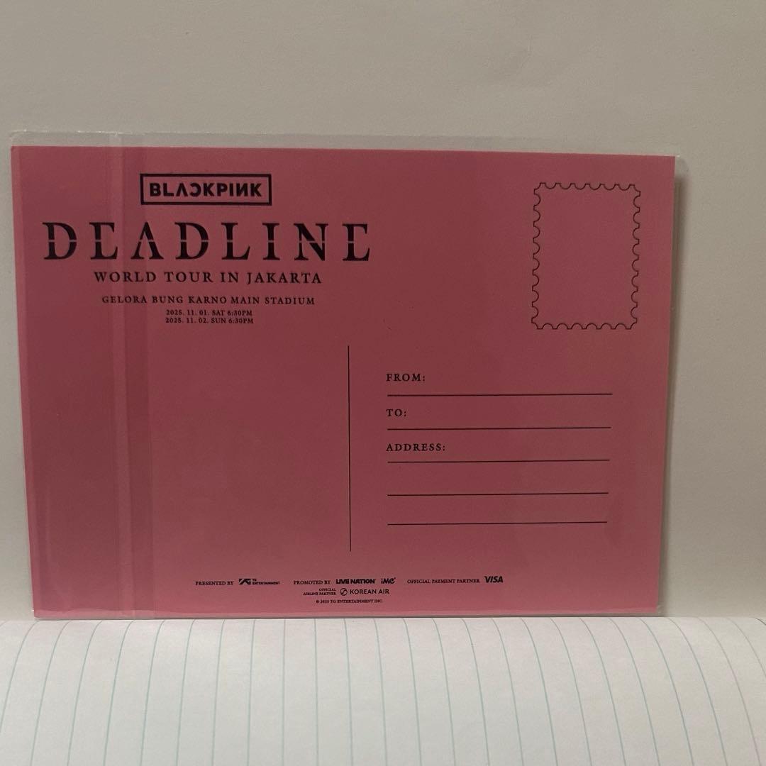 BLACKPINK ジャカルタ VIP限定 DEADLINE ポストカード - メルカリ