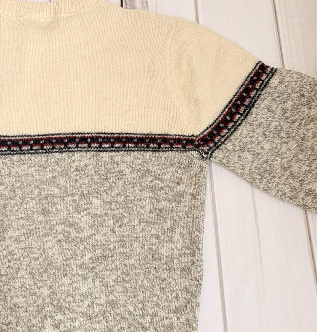 【美品】Pendleton ペンドルトン バージンウールカバーブロックセーター