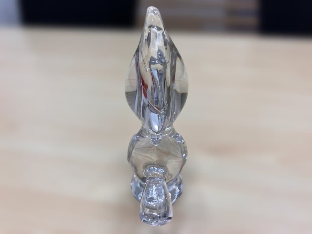 超美品 Baccarat バカラ ウッドストック 置物 フィギュリン スヌーピー