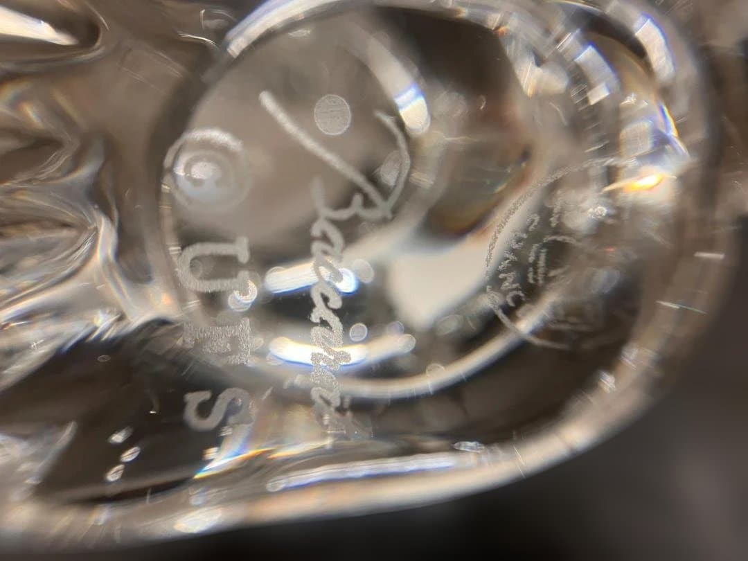 超美品 Baccarat バカラ ウッドストック 置物 フィギュリン スヌーピー