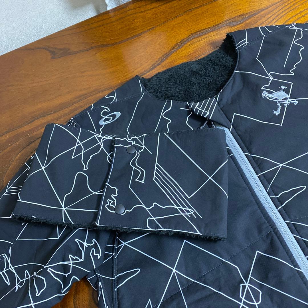 美品OAKLEYオークリーメンズ ゴルフ リバーシブル長袖ウインドブレーカー M