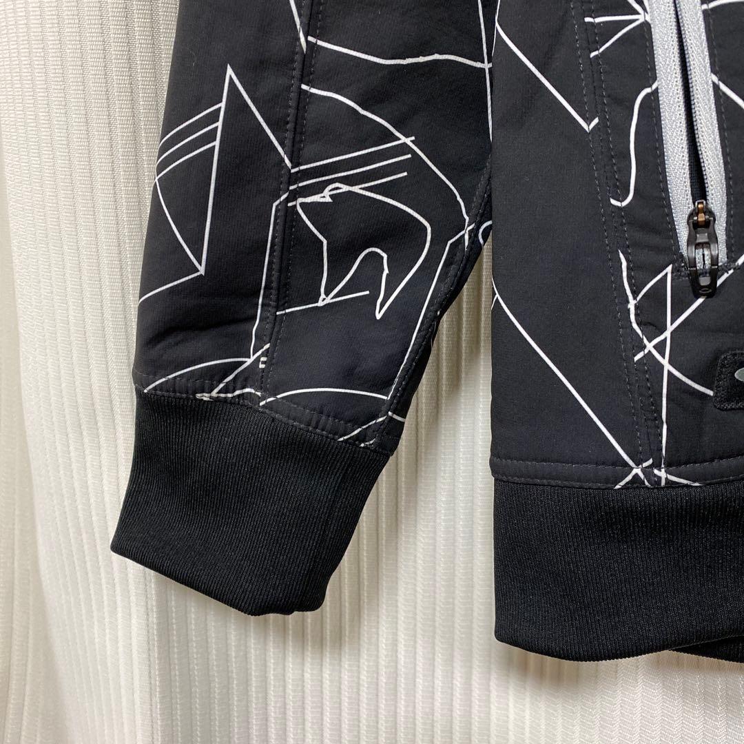 美品OAKLEYオークリーメンズ ゴルフ リバーシブル長袖ウインドブレーカー M