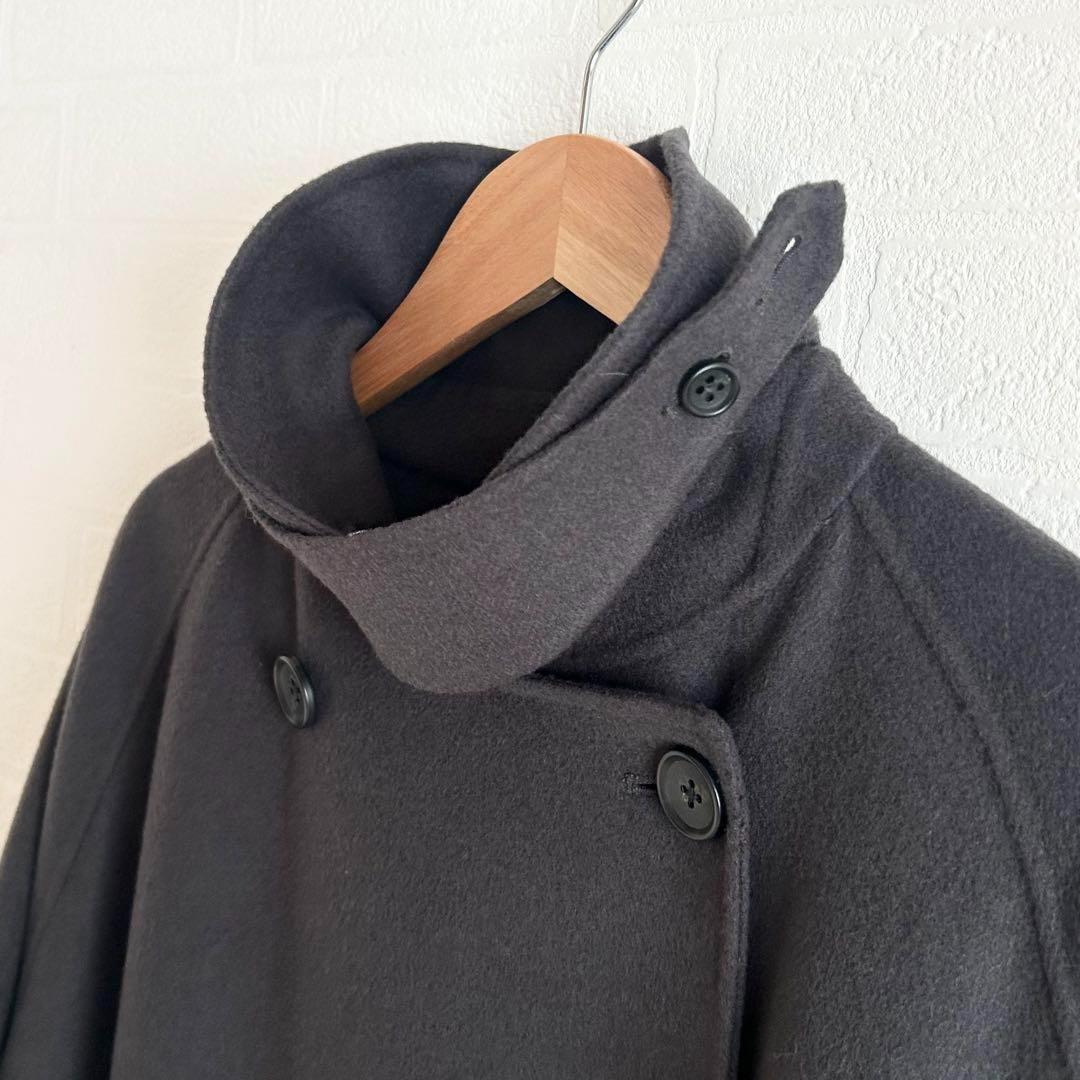 美品✨ユナイテッドアローズ　BYリバーポンチョコート　ダークグレー　M