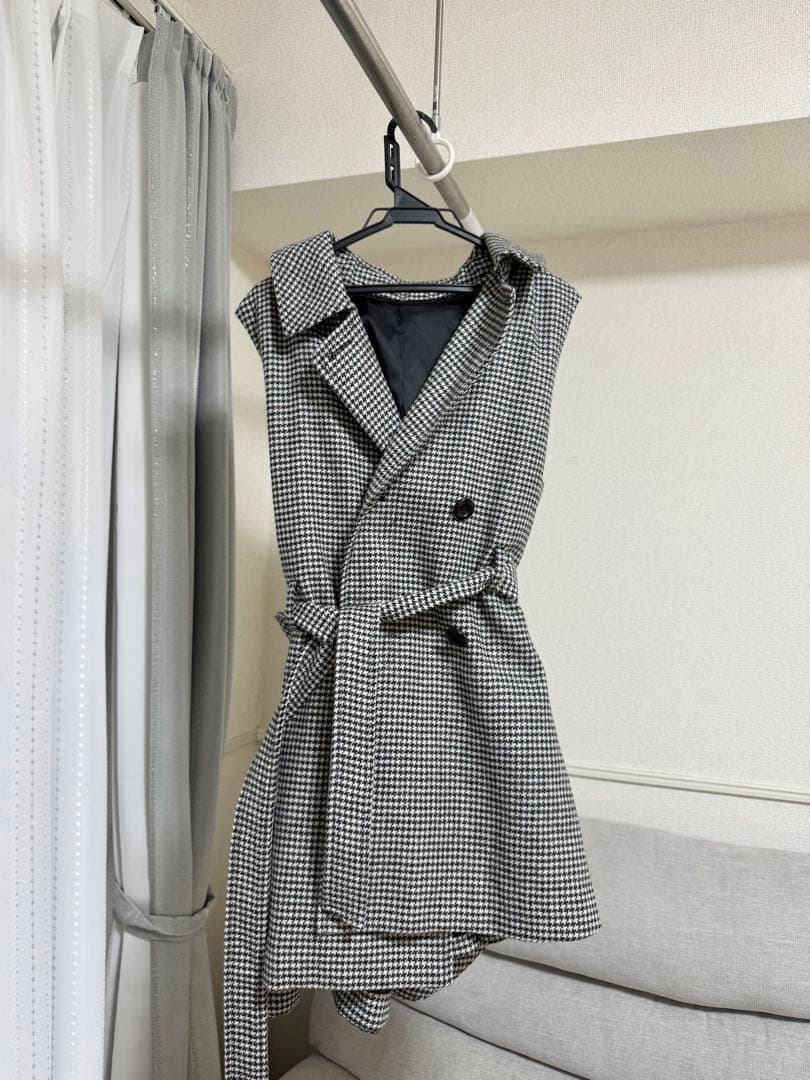 [LILY BROWN] RESCWOOL 2WAY ケープコート