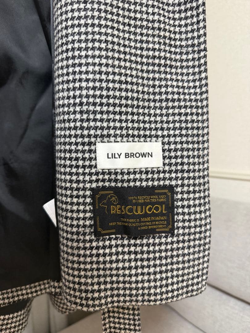 [LILY BROWN] RESCWOOL 2WAY ケープコート