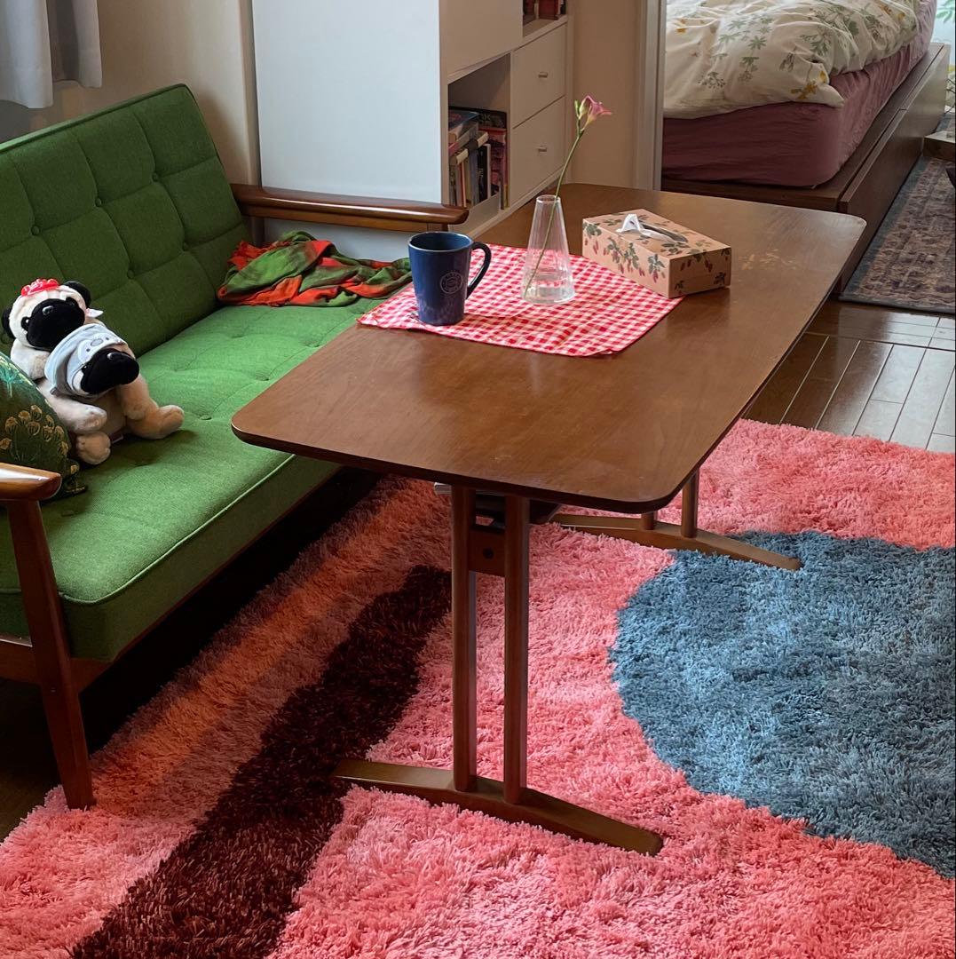 カリモク60 カフェテーブル1200 ウォールナット色