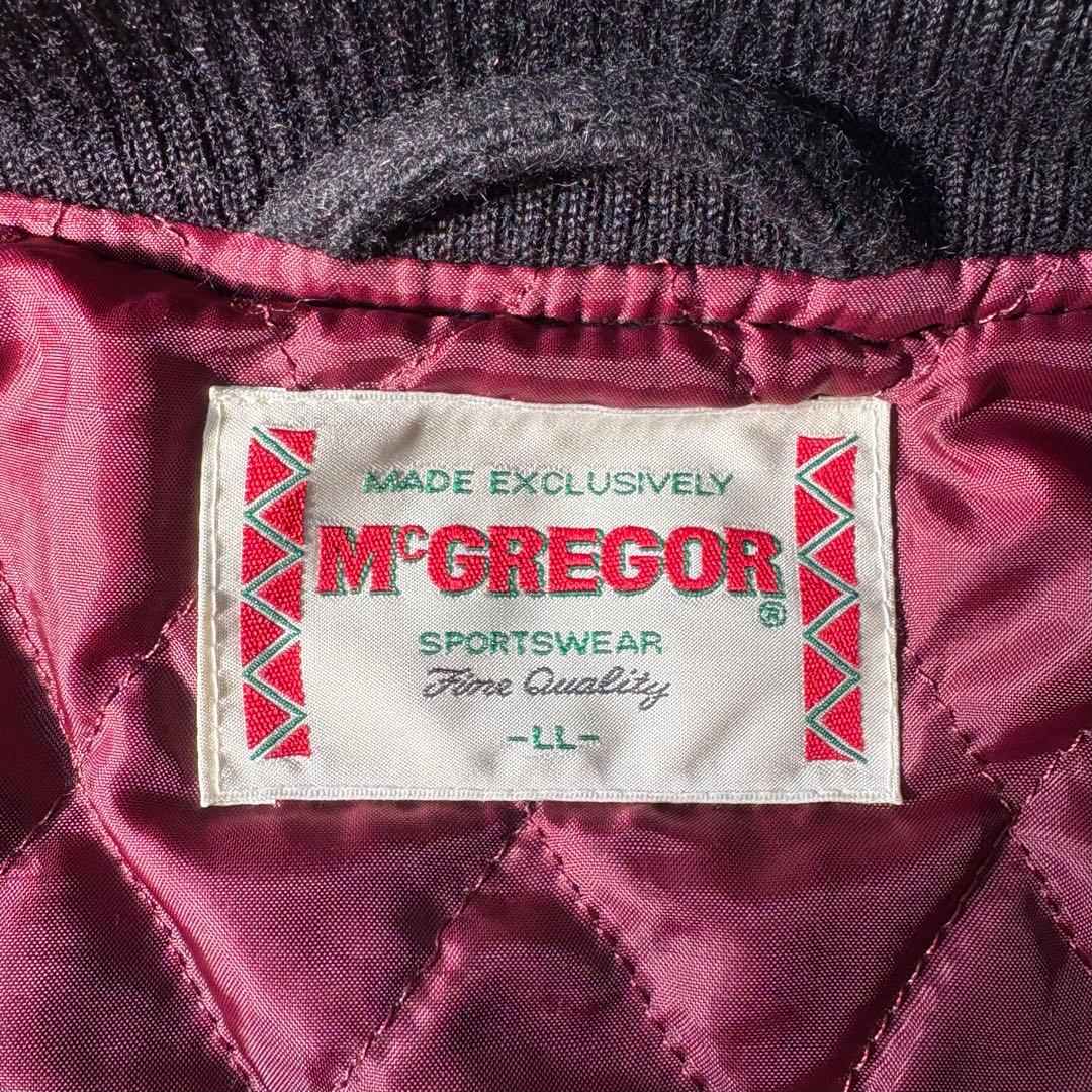 McGREGOR マクレガー スタジャン 袖レザー アワードジャケット 牛革