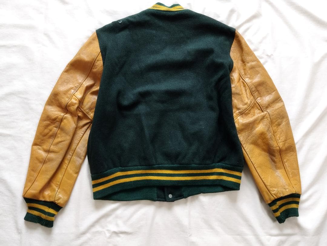 【Vintage】Delong スタジャン　USA製 ７０ｓデビル　スカル