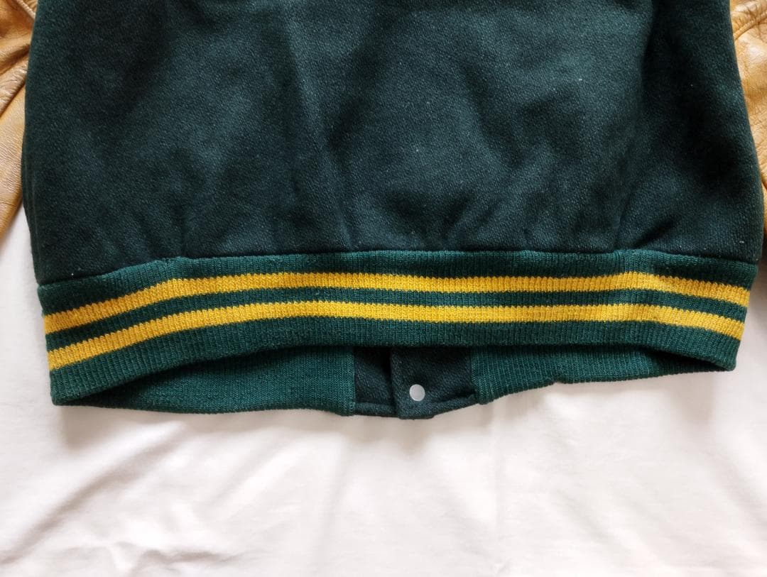 【Vintage】Delong スタジャン　USA製 ７０ｓデビル　スカル