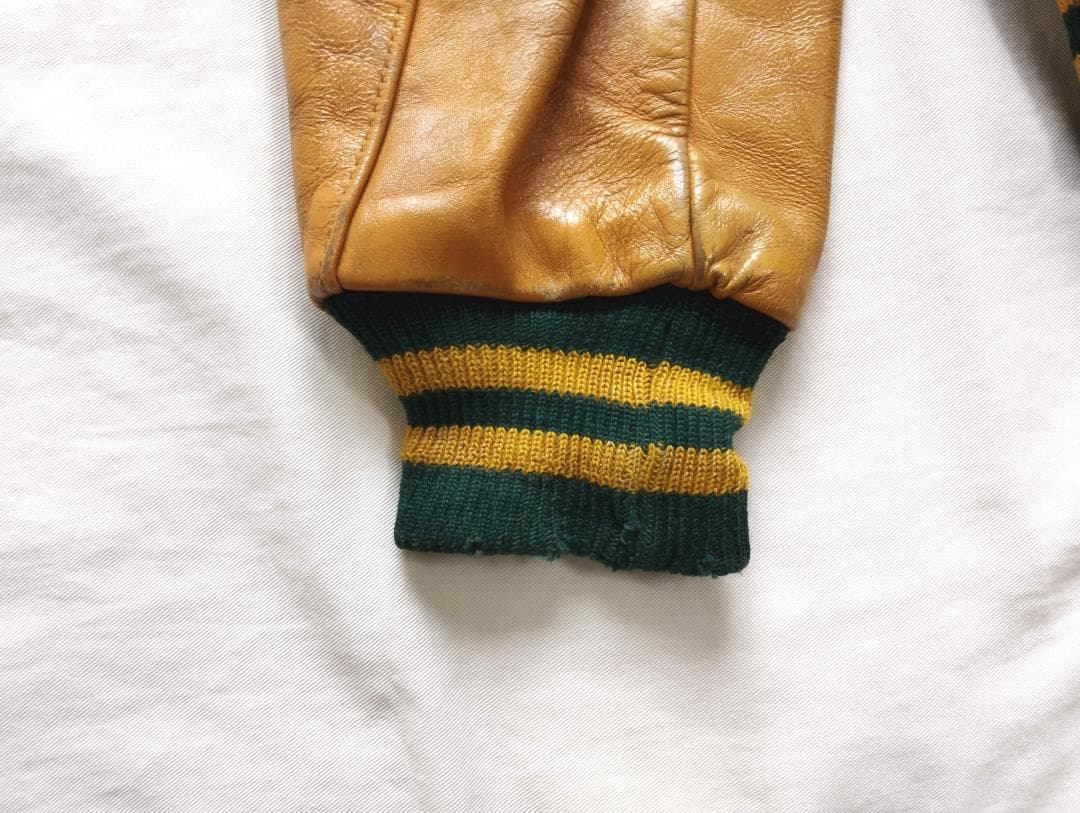 【Vintage】Delong スタジャン　USA製 ７０ｓデビル　スカル