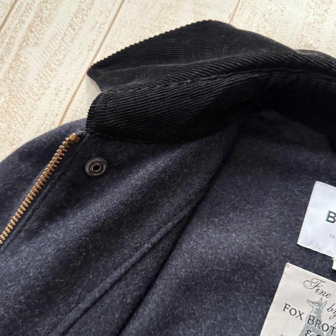 レア！【バブアー×フォックスブラザーズ】ニューバーレー　ウールフランネル