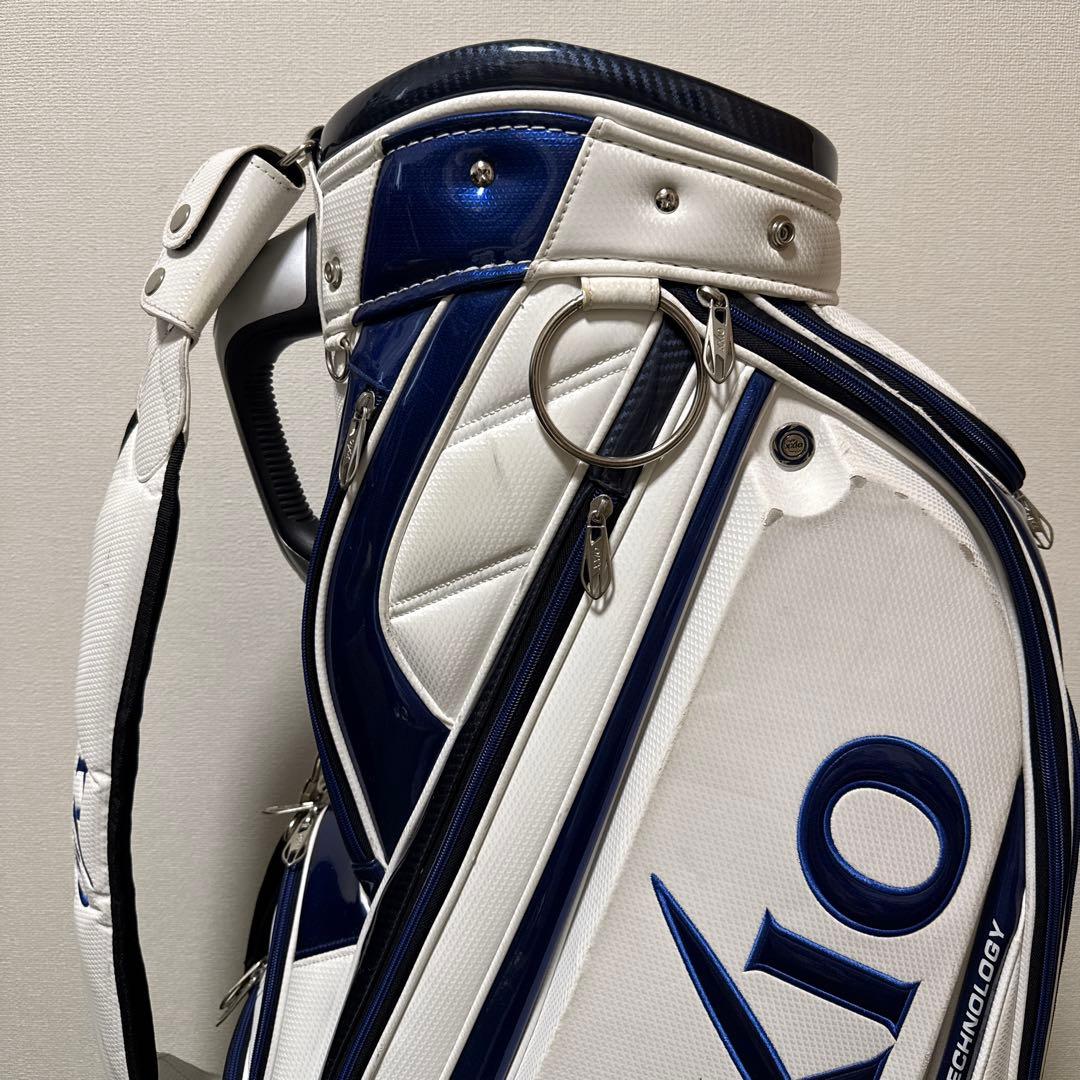 XXIO ゼクシオ キャディバッグ ホワイト 9.5型 ゴルフバッグ