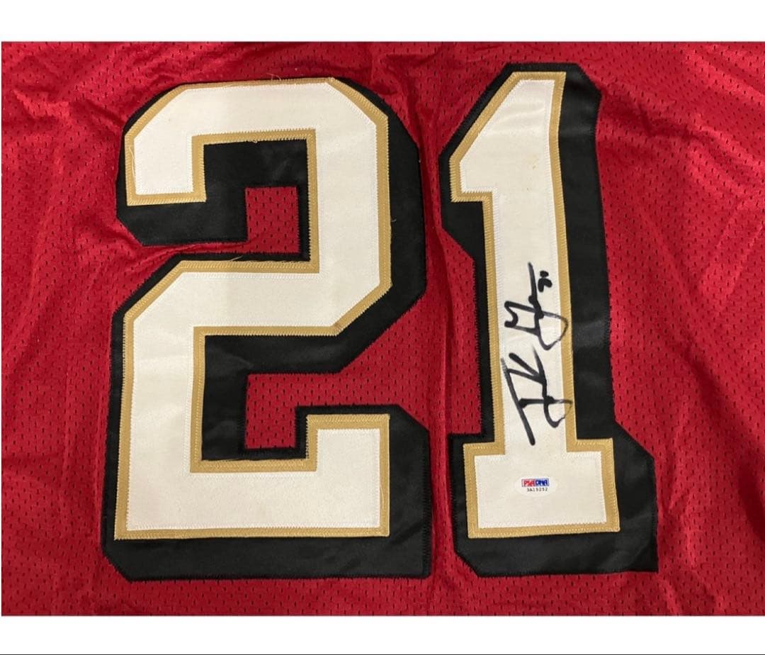 NFL フランク・ゴア　サイン入りユニホーム　SF 49ers