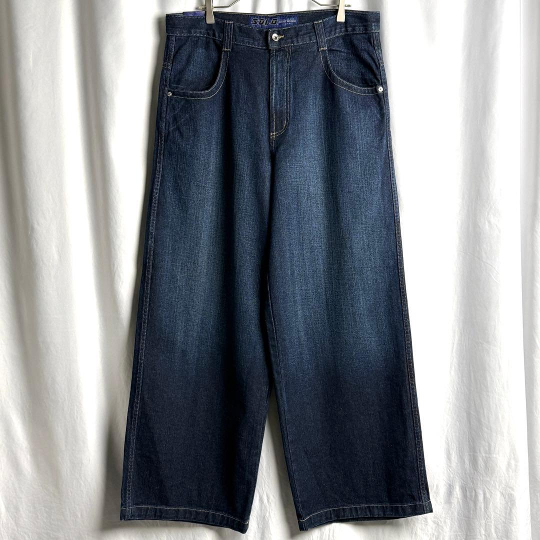 デッドストック 90s SOLO 極太 バギー デニム パンツ W36 - メルカリ