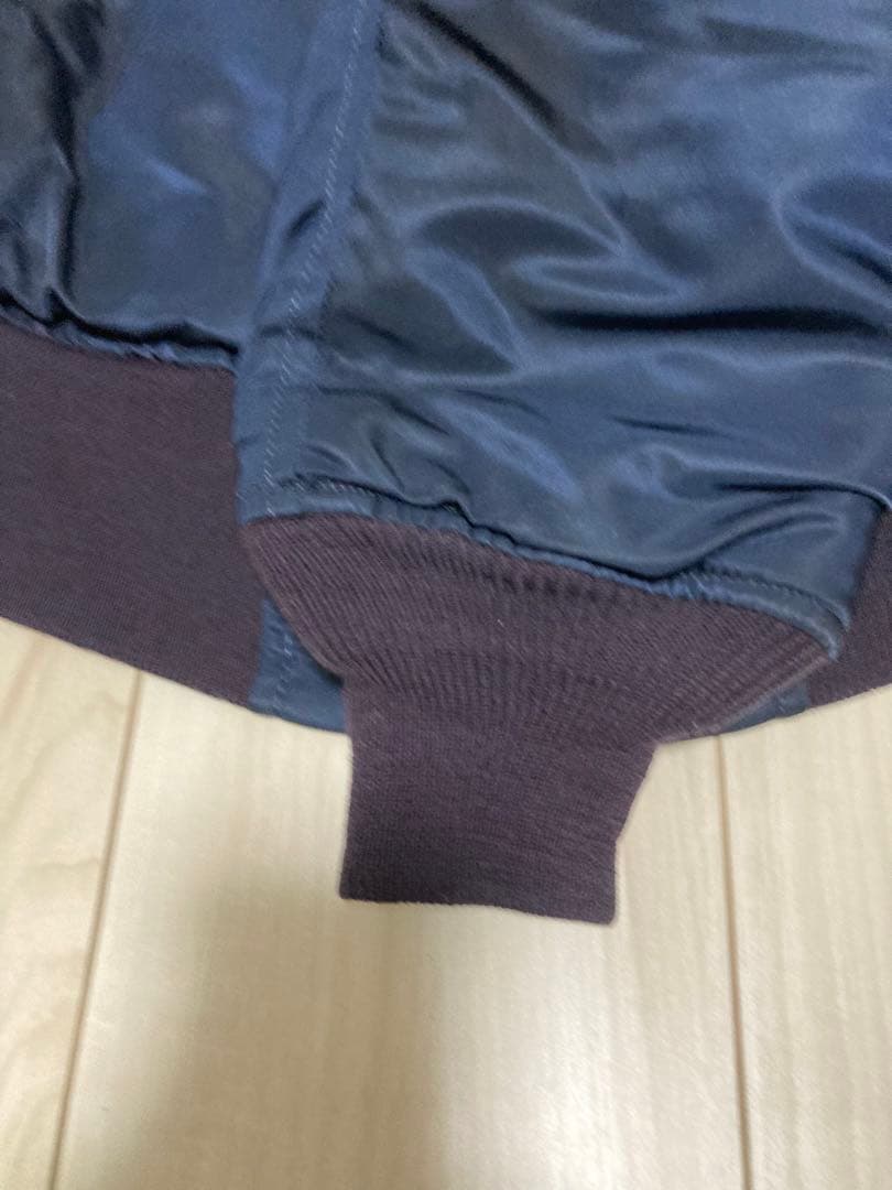 50s復刻 米国製 アルファ B-15C フライトジャケット ネイビー 38