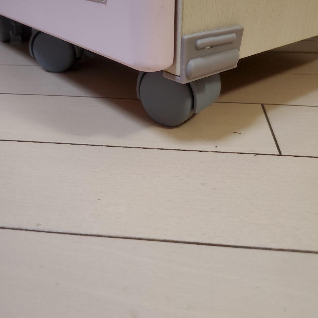 ☆コイズミデスク☆学習家具　袖机　ワゴン　ピンク　小学　中学　高校　ハート