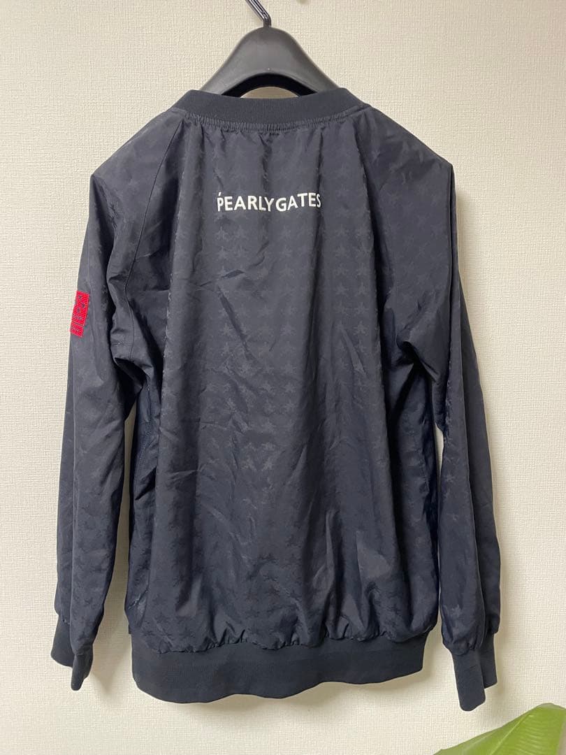 PEARLY GATES パーリーゲイツ 蓄熱 スニードジャケット 星条旗 黒