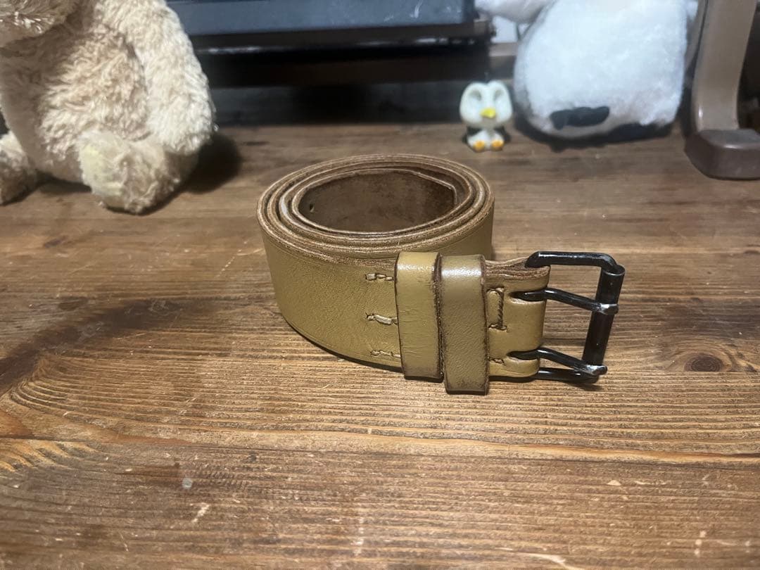 フランス軍 2ピンレザーベルト マルジェラサンプリング元 マルタン