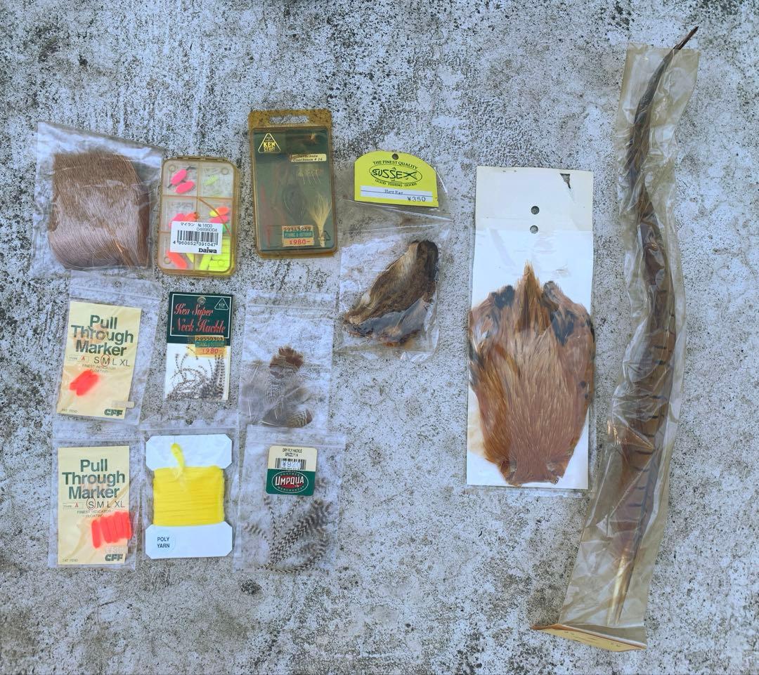 フライフィッシング フライロッド フライタイイング ルアー 引退セット