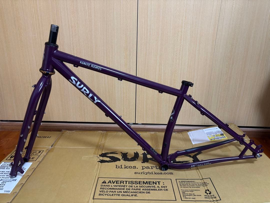 サーリー　カラテモンキー　フレームセット(M)＋ヘッドセット＋スタンド&台座等