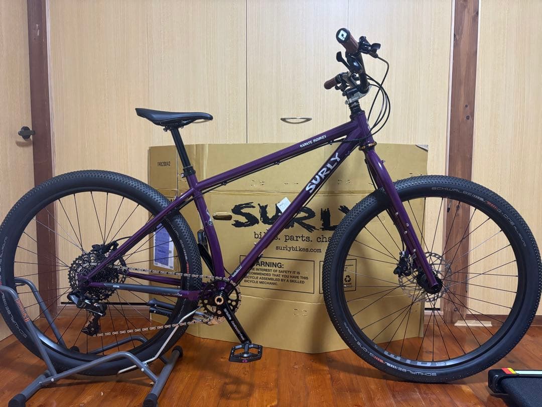 サーリー　カラテモンキー　フレームセット(M)＋ヘッドセット＋スタンド&台座等