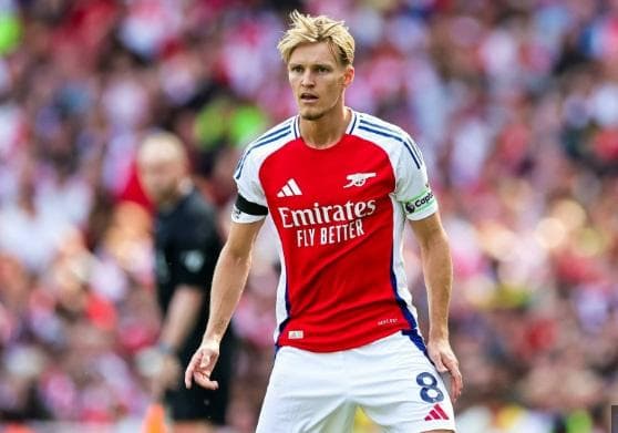 アーセナル　ウーデゴール　オーセンティック ホーム CL（M）2024-25