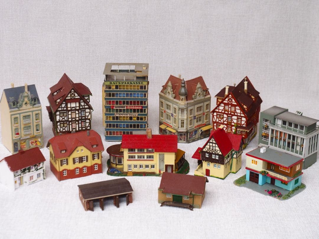 Nゲージ 建物 ストラクチャー セット ジオラマ用 A - メルカリ