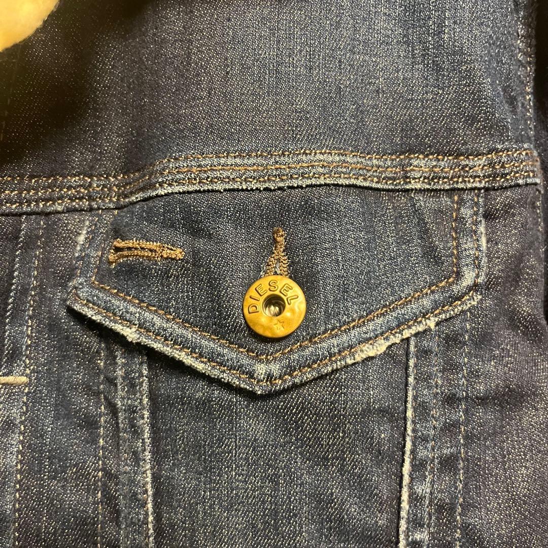 DIESEL ディーゼル デニム ボアジャケット XL
