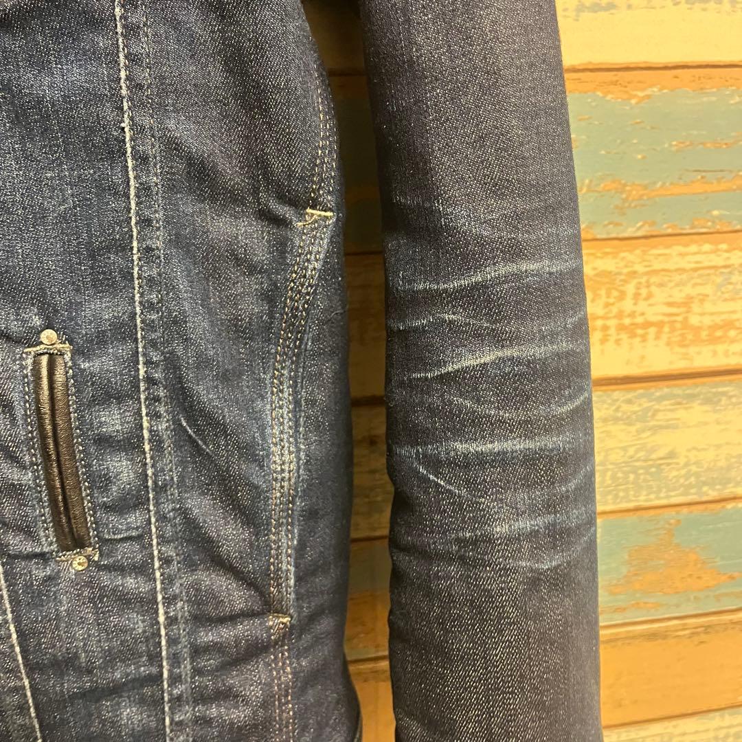 DIESEL ディーゼル デニム ボアジャケット XL