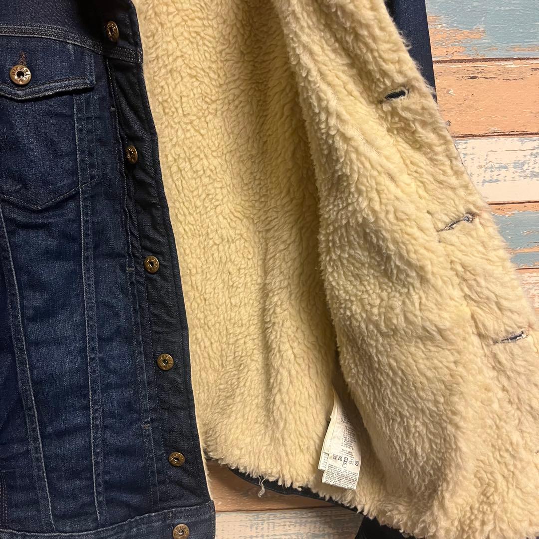DIESEL ディーゼル デニム ボアジャケット XL