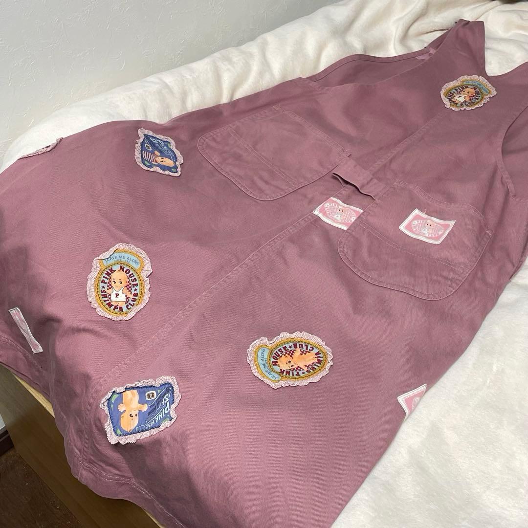 PINK HOUSE キューピー ジャンパースカート