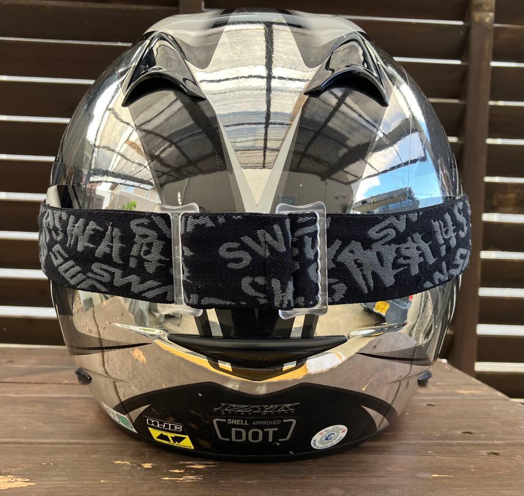 HJC AC-X2オフロードヘルメット SWANS797MXメガネ対応ゴーグル