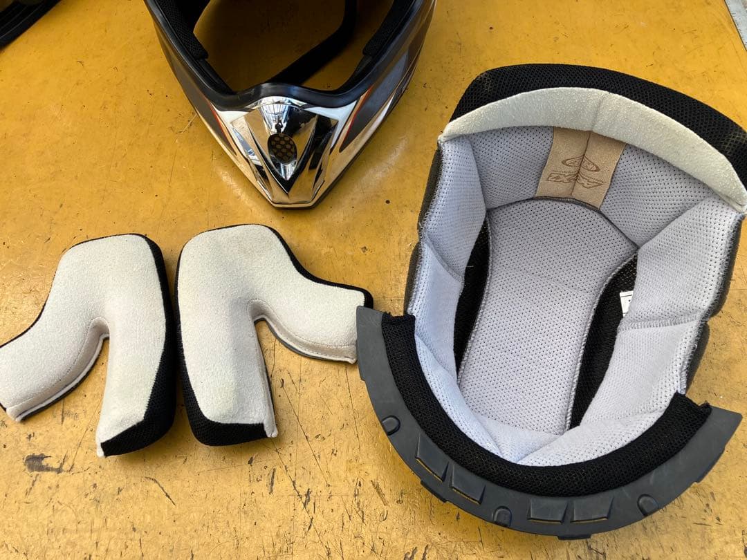 HJC AC-X2オフロードヘルメット SWANS797MXメガネ対応ゴーグル