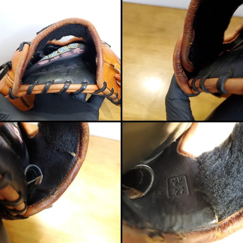 ZETT 日本製 プロステイタス 佐藤刻印 旧ラベル レア 内野用 硬式