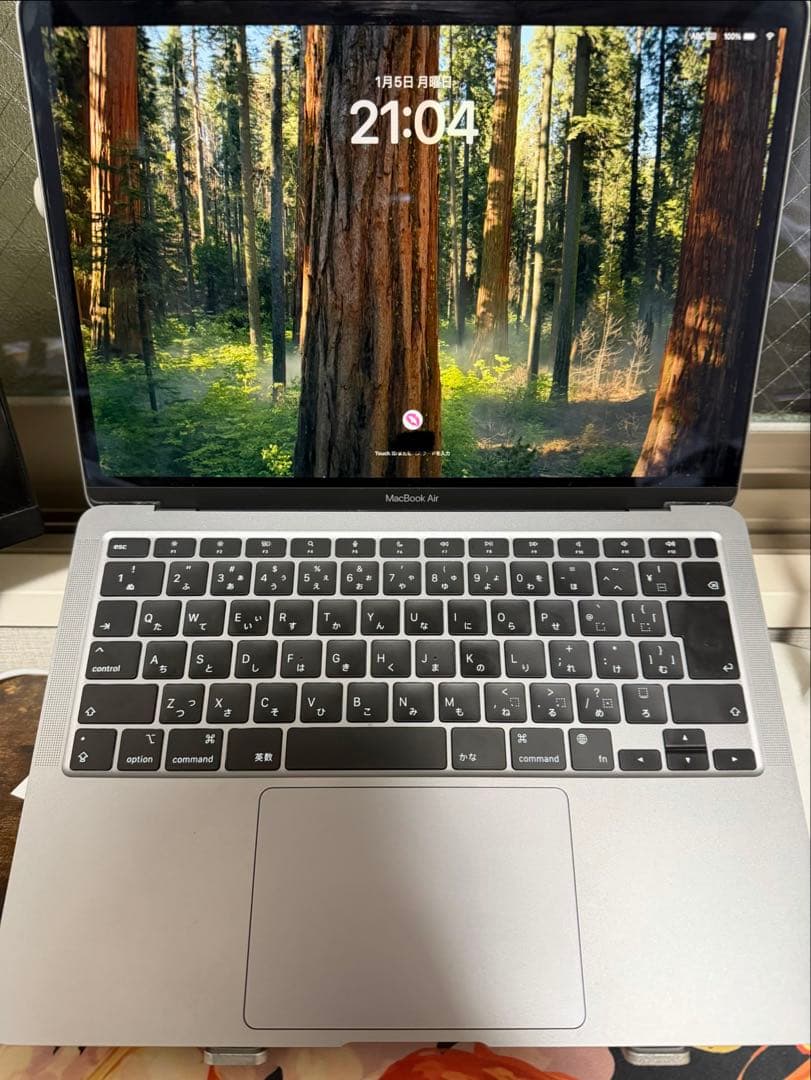 【美品】M1 MacBook Air 13インチスペースグレー 8gb256gb