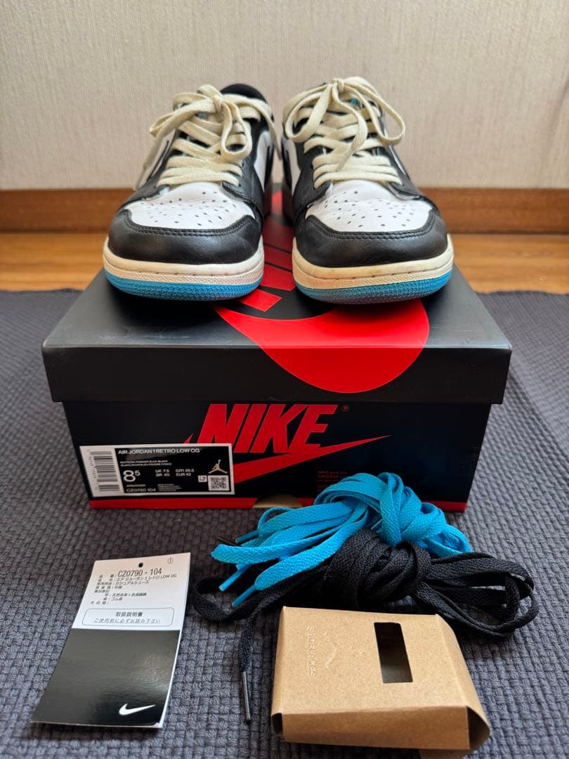 NIKE　AIR JORDAN 1 LOW OG 26.5cm カスタム