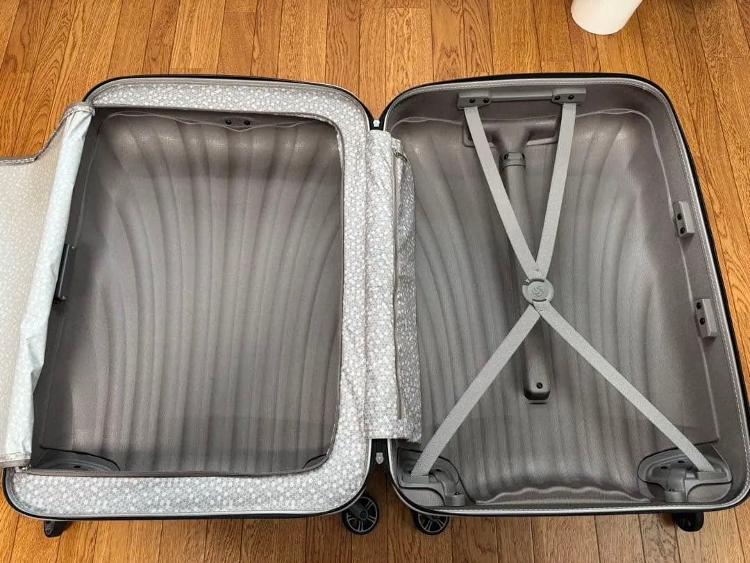 【美品】サムソナイトコスモライト 3.0 スピナー 94L パール色