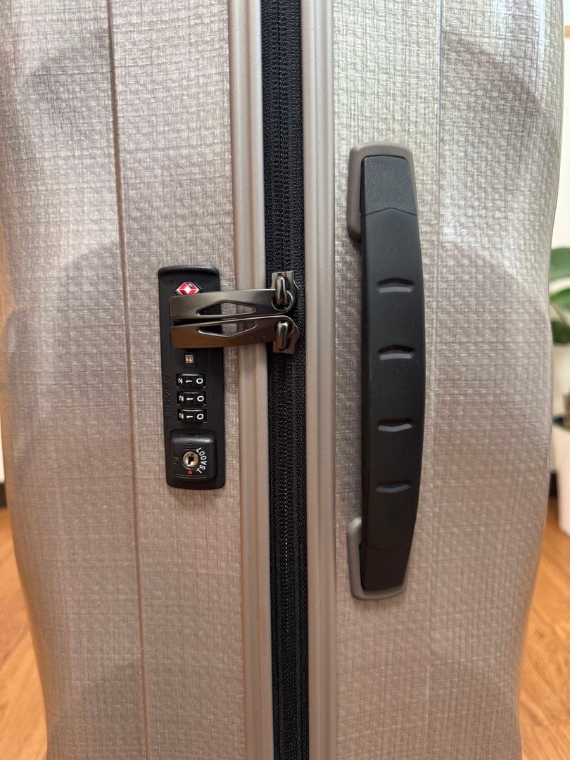 【美品】サムソナイトコスモライト 3.0 スピナー 94L パール色